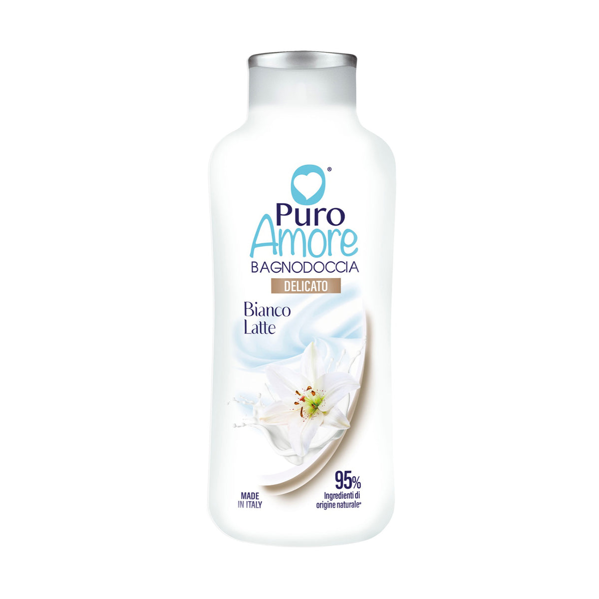 PURO AMORE BAGNODOCCIA 650 ML BIANCO LATTE