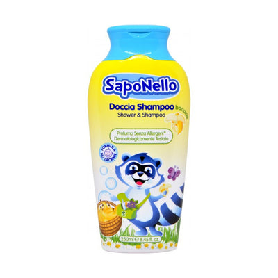 SAPONELLO DOCCIA SHAMPOO 250ML  BANANA
