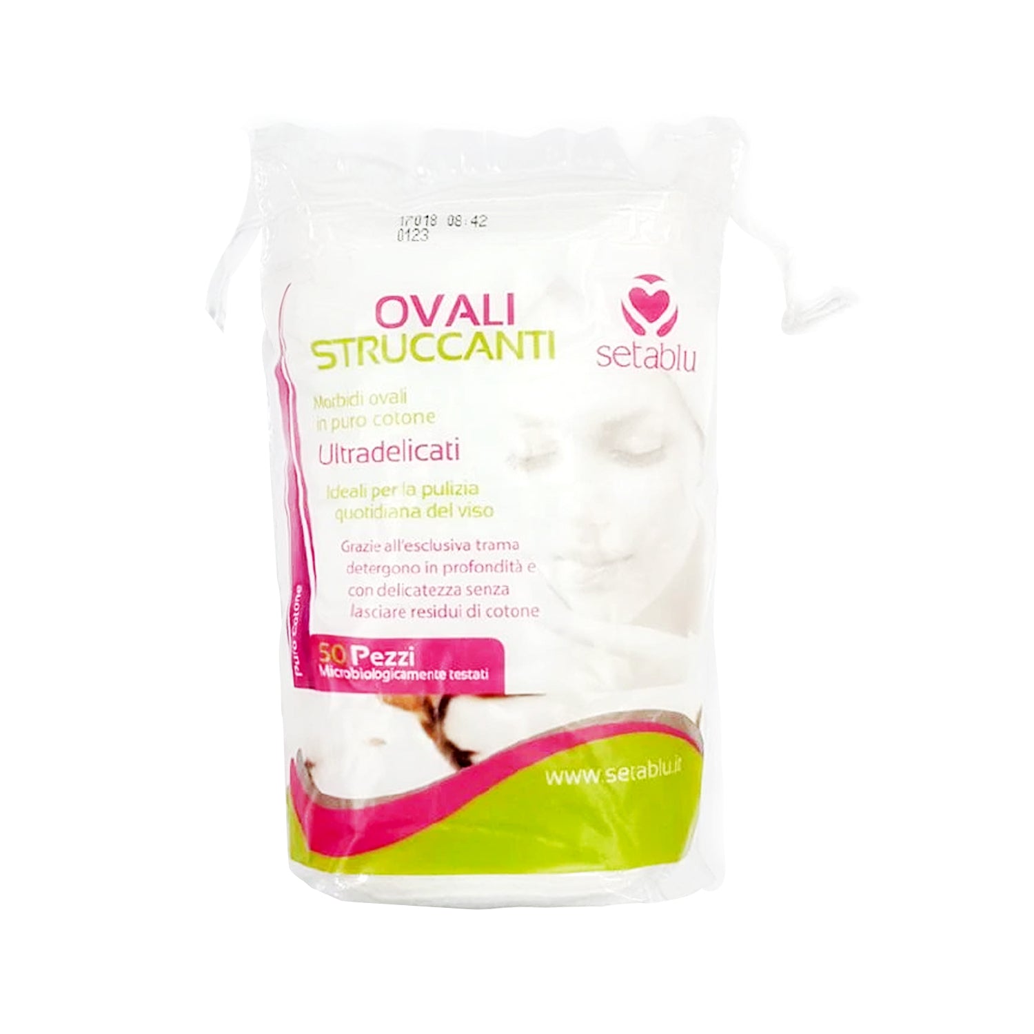 50 Stück ovale blaue Seidenscheiben