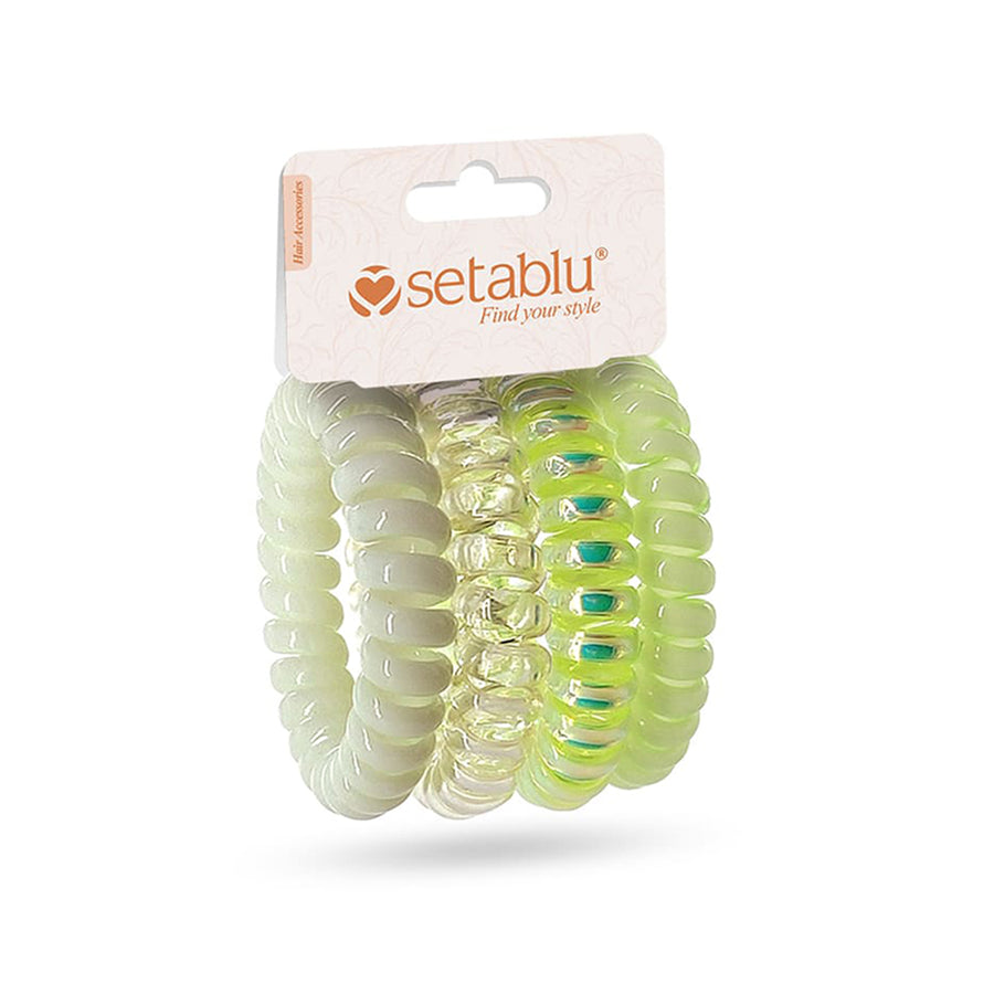 SETABLU Spiralhaarband x4