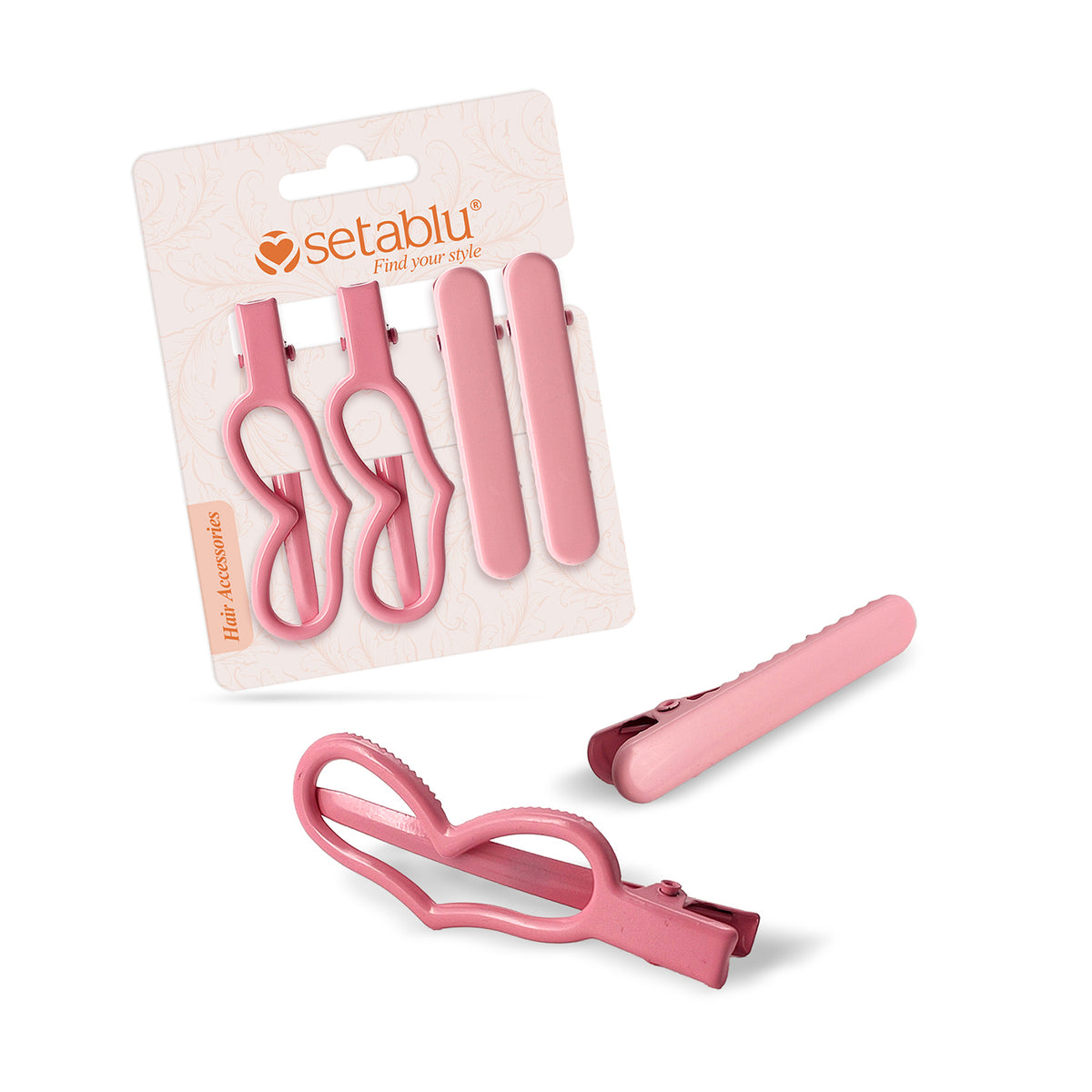 SETABLU HAARKLAMMERN X4