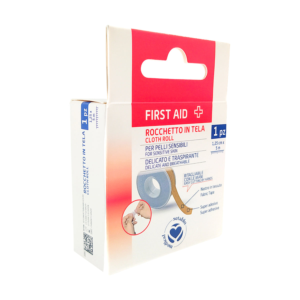 SETABLU ROCCHETTO IN TELA 1,25CMX5M