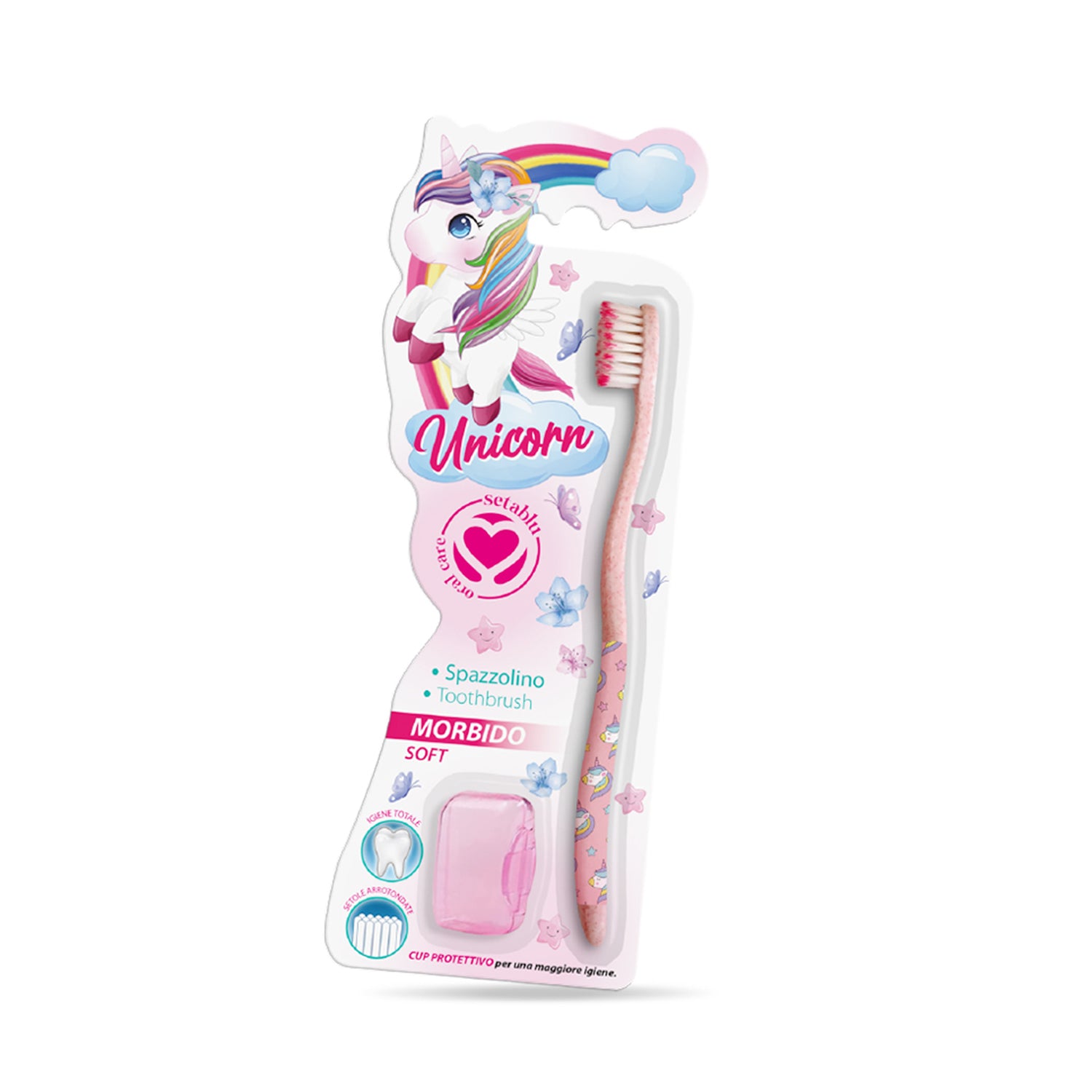 SETABLU UNICORN TOOTHBRUSH+CAP