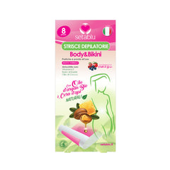 SETABLU BODY DEPILATORY STRIPS X8 ARGAN