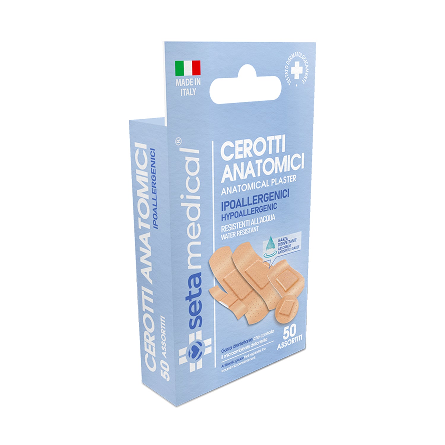 SETAMEDICAL CEROTTI ANATOMICI X50 ASSORTITI