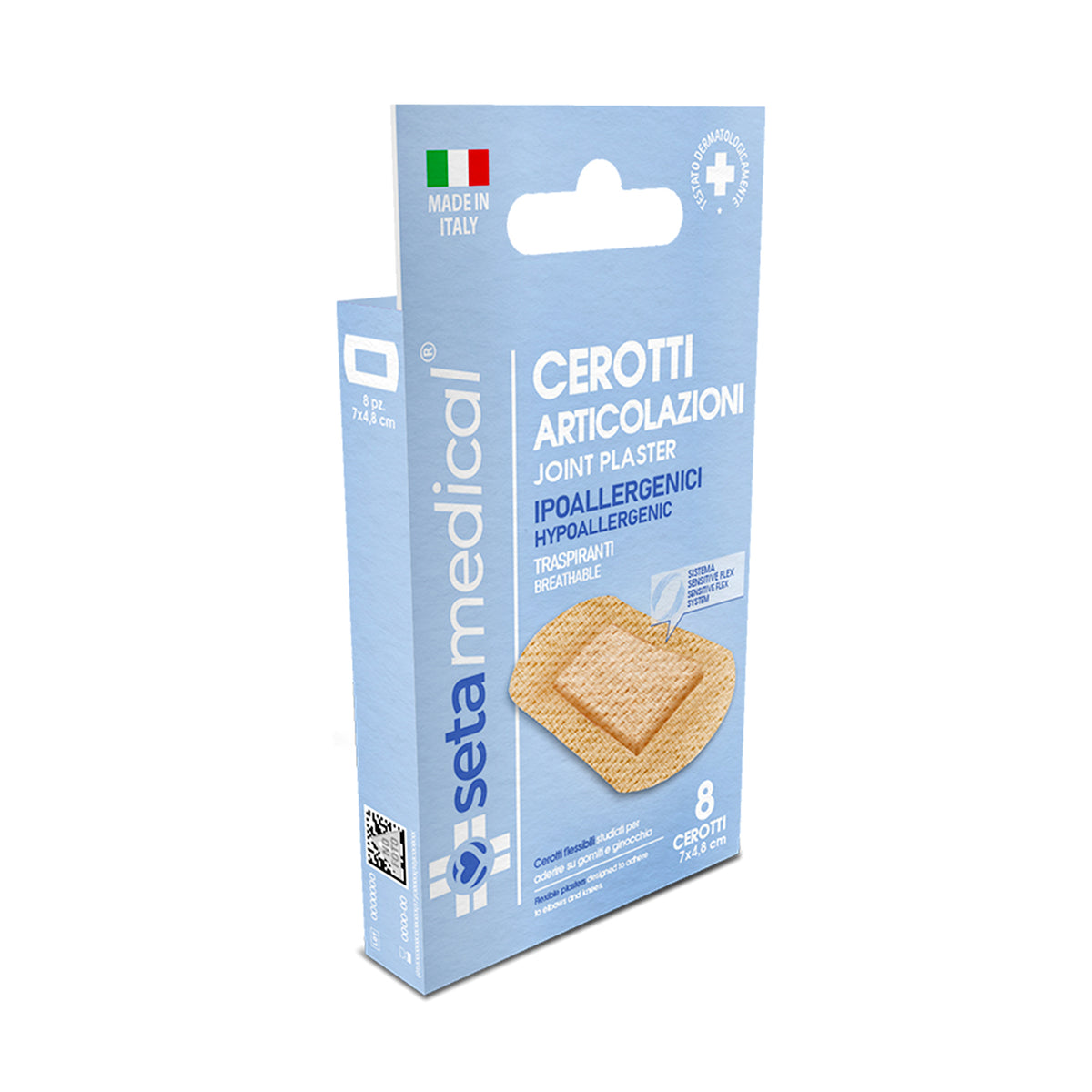 SETAMEDICAL GELENKPLATZ 7X4,8CM X8