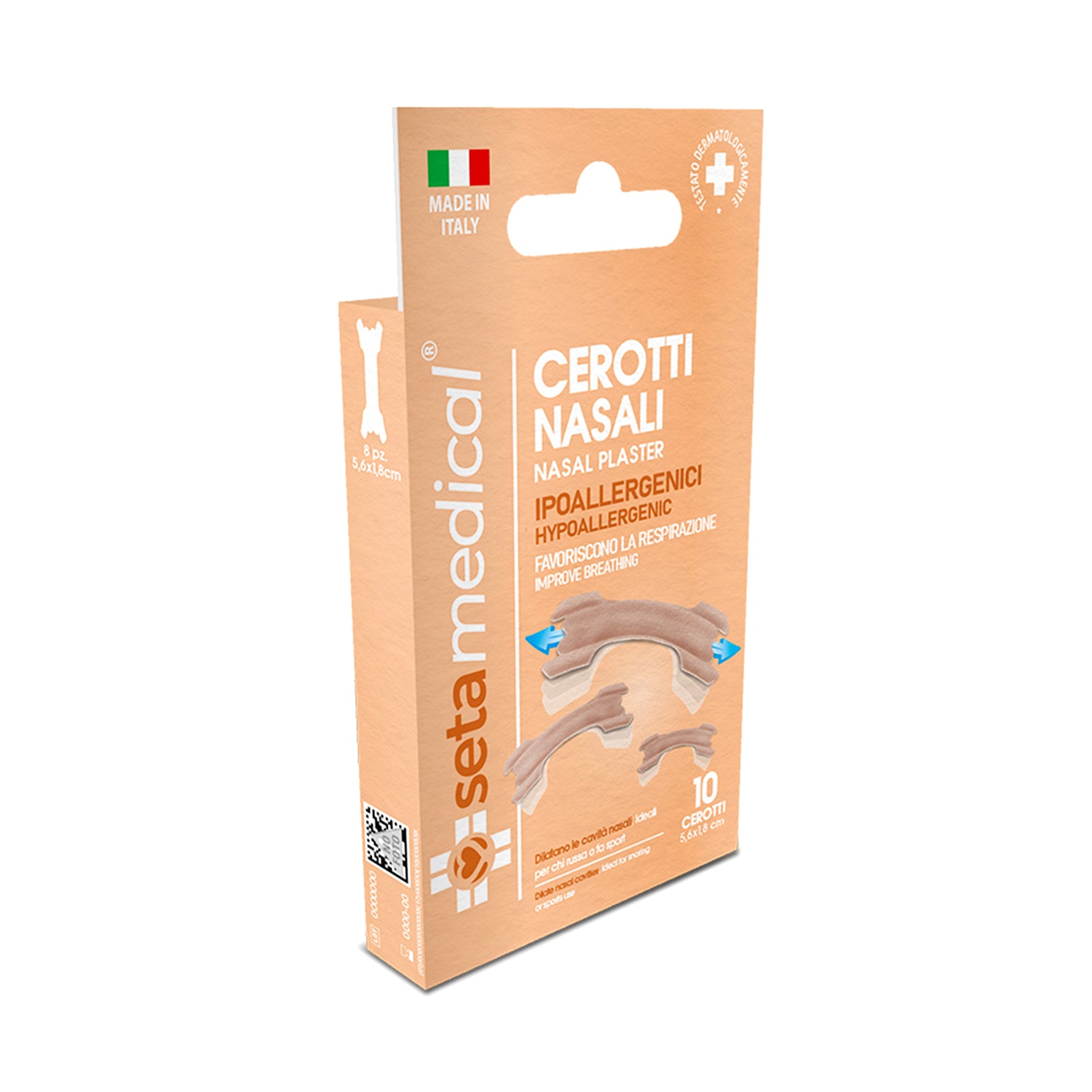 SETAMEDICAL HYPOALLERGENE NASENPFLASTER X10