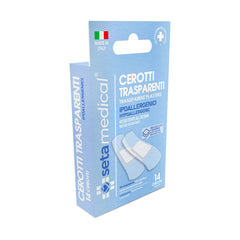 SETAMEDICAL TRANSPARENT PLASTERS 7X2 CM X14