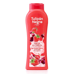 TULIPAN NEGRO BAGNOSCHIUMA 650ML FRESA Y CEREZA