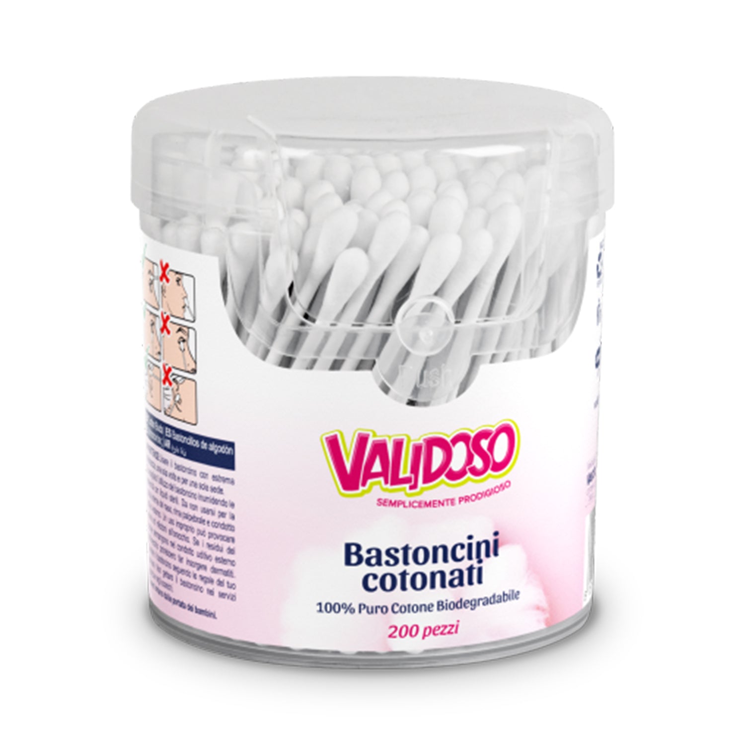 GÜLTIGER BAUMWOLLTÄBCHEN X200