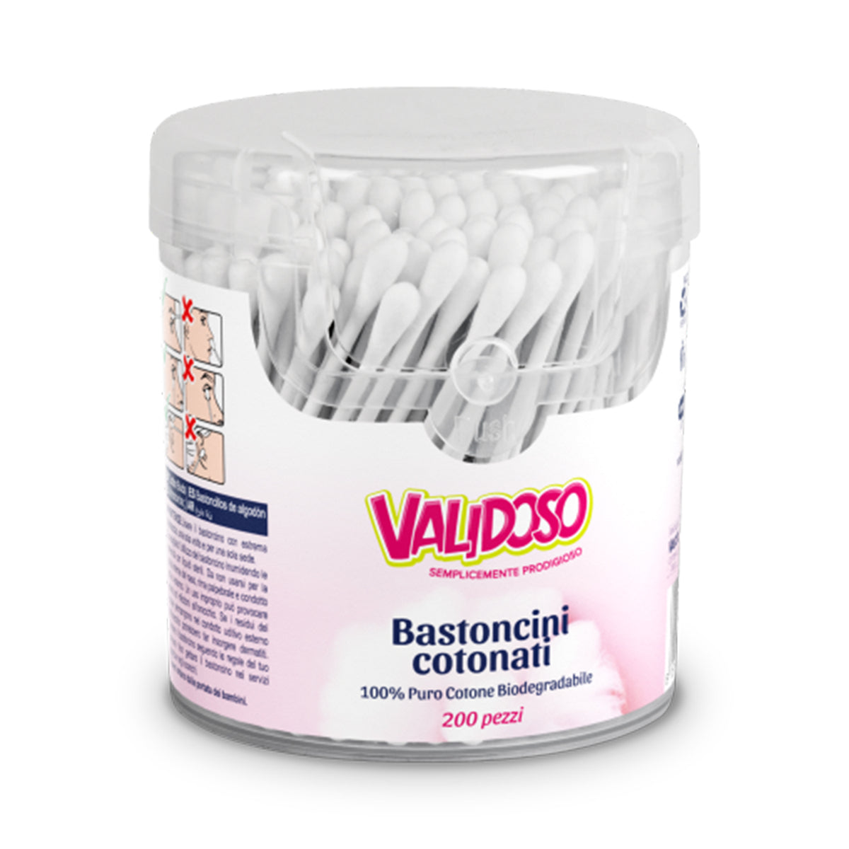 GÜLTIGER BAUMWOLLTÄBCHEN X200