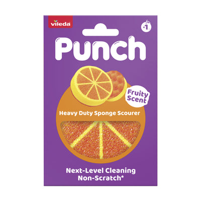 VILEDA PUNCH ORANGE SPONGE
