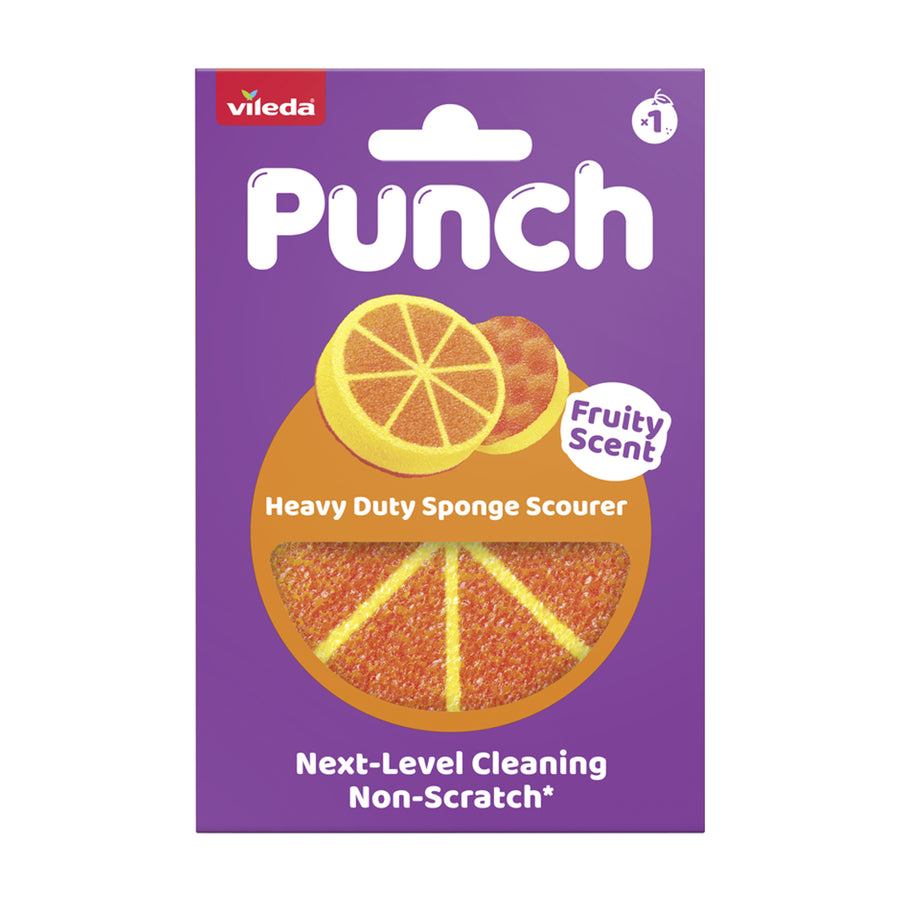 VILEDA PUNCH ORANGE SPONGE