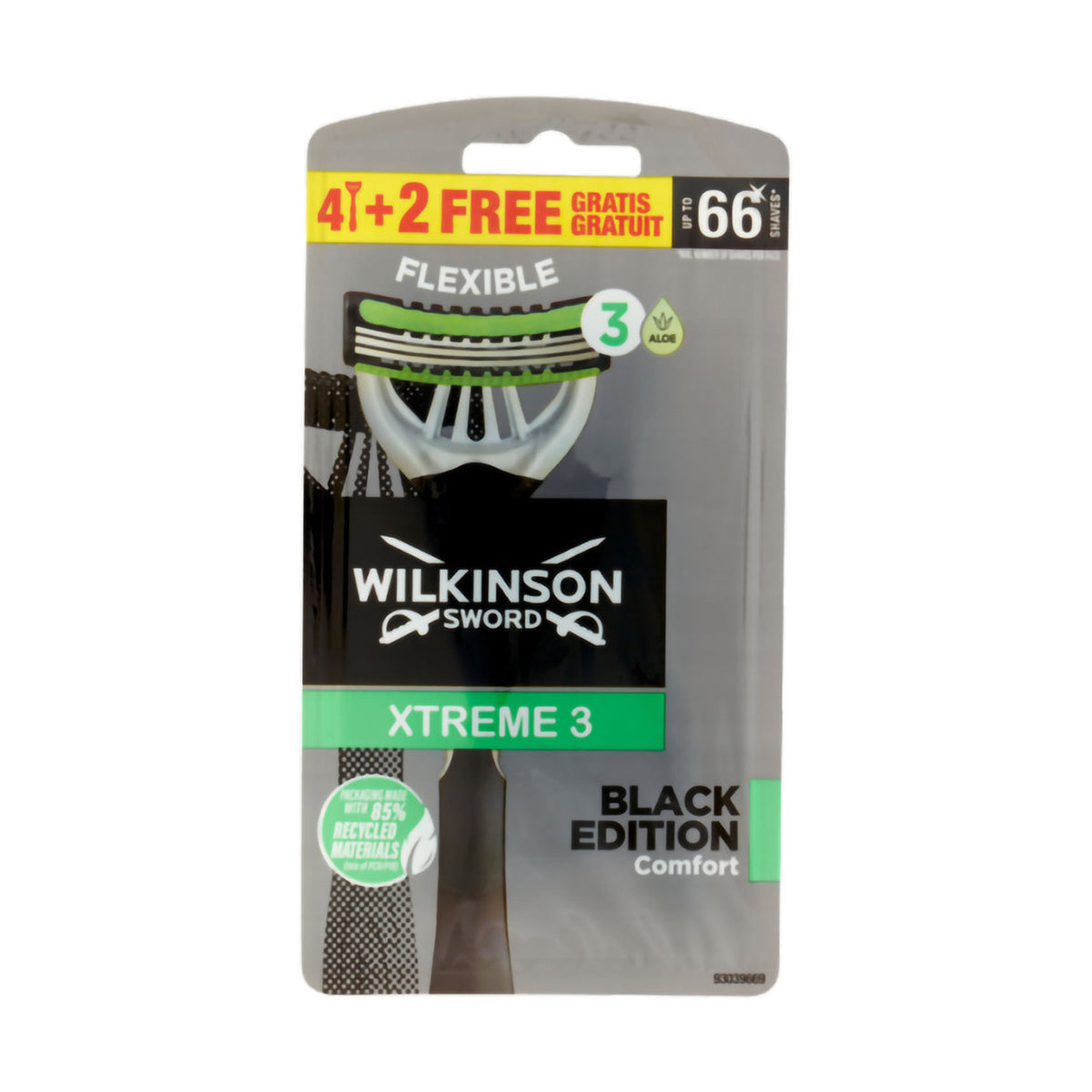 WILKINSON XTREME 3 BLACK EDITION X6 RAZORS