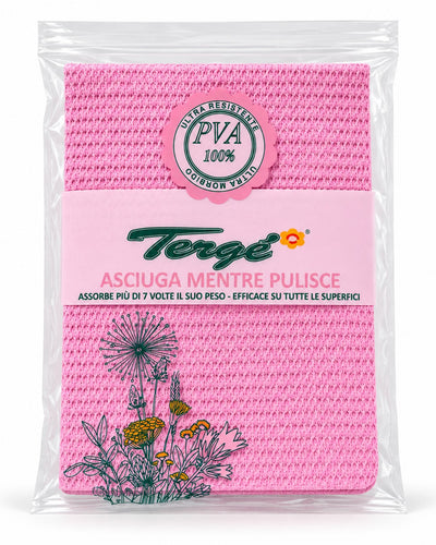 TERGÉ PANNO PVA 100% 32X43CM ROSA